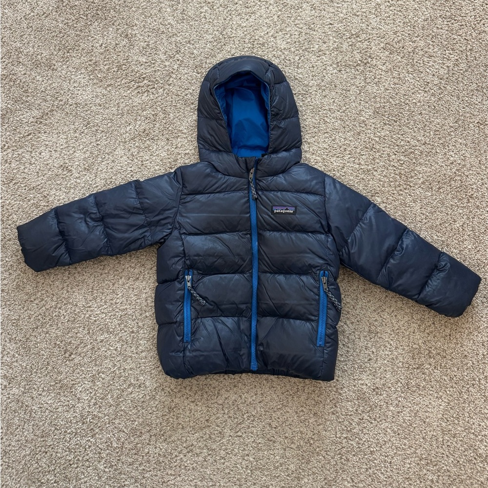 Patagonia Boys Hi-Loft Down Sweater Hoody 2T